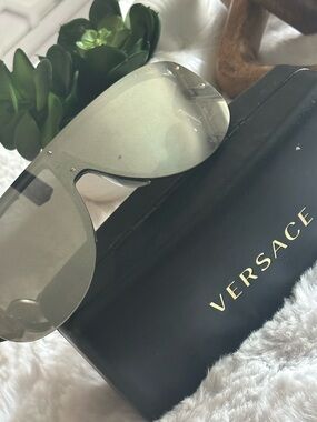 Versace Sunglasses with Smoke Grey Frame